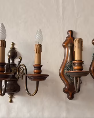 3 lampadari da parete