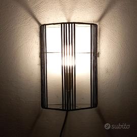 Plafoniera a parete artgianale