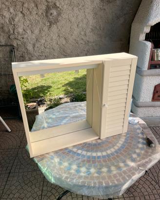 Armadietto bagno contenitore con specchio