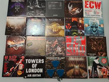 Lotto totale 59 CD promo demo Metal + altro