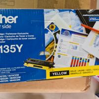 Brother tn-135y giallo toner originale