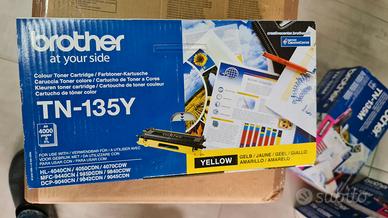 Brother tn-135y giallo toner originale