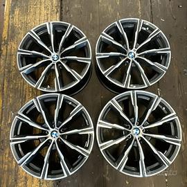 4- CERCHI IN LEGA BMW 9X20 + 10,5X20 5X112 CB 66,6