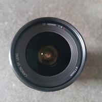 Canon EF 17-40 F4 con filtro UV Zeiss (opzionale)