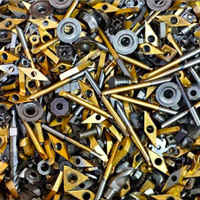 Ritiro widia , rame , ottone , inconel