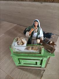 Statua Pastore in movimento presepe napoletano