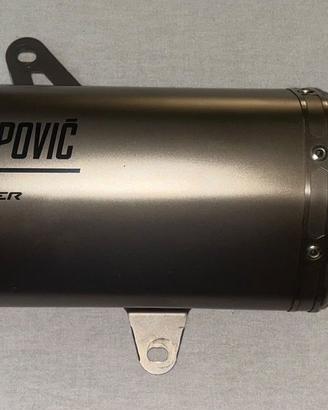 TERMINALE  AKRAPOVIC ITALJET DRAGSTER 125 / 200 cc