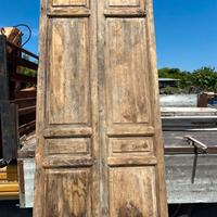 Porta antica di castagno 2 ante