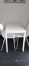 Tavolo da pranzo / cucina bianco 120x60 cm