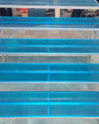 espositore pieghevole a 5 gradini