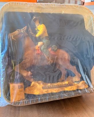 Statuetta Tex a cavallo