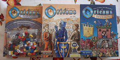 Orleans + Invasion + Intrigue + token in legno