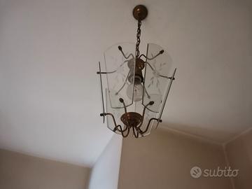 Lampadario di modernariato Anni '50