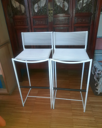 Coppia sgabelli design Alias “Spaghetti”