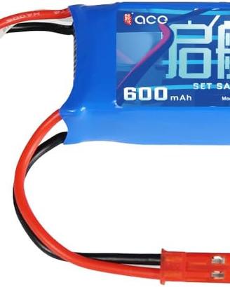 Batteria LiPo 7.4V 600mAh 15C JST 2 Pin