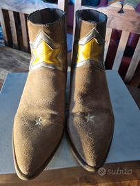 stivaletti texani stella gialla 