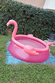 piscina per bambini a forma di fenicottero 