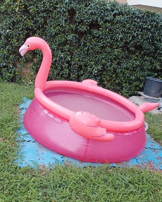 piscina per bambini a forma di fenicottero 