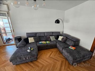 Divano Poltronesofà letto e contenitore antracite 