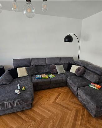 Divano Poltronesofà letto e contenitore antracite 