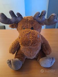 Peluche renna marrone - Mai usato, nuovo e morbido