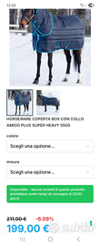 Coperta box x cavallo