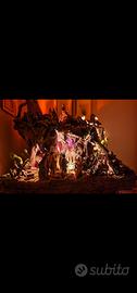 Presepe artigianale molto grande