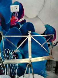 Leggio per spartiti in metallo vintage