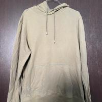 Felpa Verde Militare con cappuccio Cotton & Silk