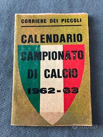 Calendario campionato di calcio 62-63