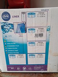 liner piscina 400 x 90