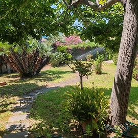 Villa con giardino e box auto
