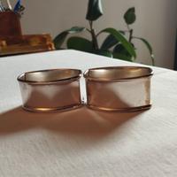 Coppia portatovaglioli argento 800