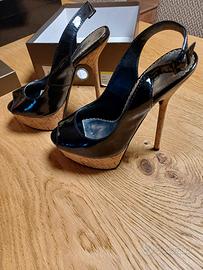 sandali chanel open toe tg 7 us bebe