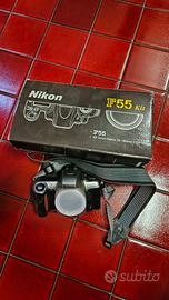 Fotocamera Analogica Nikon F55 + Obiettivo
