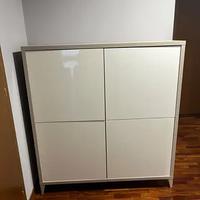 credenza bianco laccato