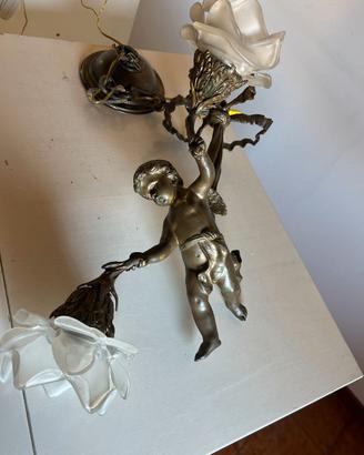 Lampadario e abat-jour Art Noveau