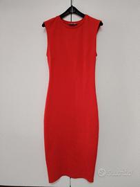 Vestito Zara rosso vermiglio