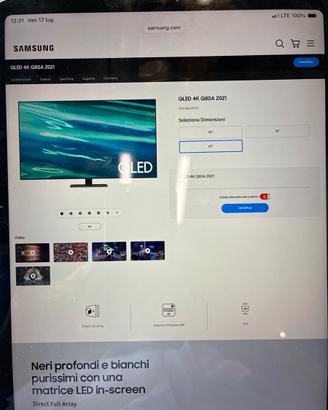Tv Samsung QE65Q80AATXZT (2021)