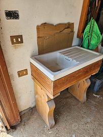 Lavandino Lavabo con base 