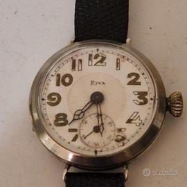 orologio militare guerra in argento da trincea 