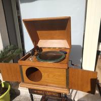 ANTICO GRAMMOFONO TEDESCO ANNI 20 FUNZIONANTE!! 