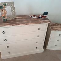 trittico in legno rivisitato shabby 