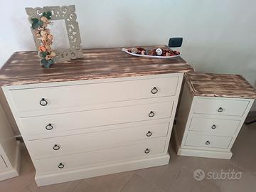 trittico in legno rivisitato shabby 