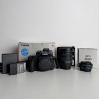 Set Fotografico Canon – Reflex 77d + 2 Obiettivi