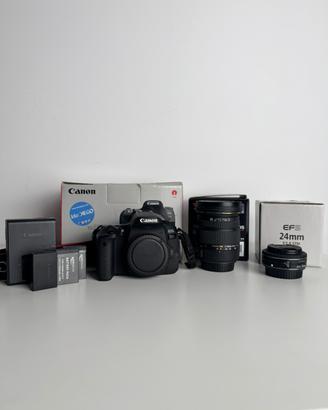 Set Fotografico Canon – Reflex 77d + 2 Obiettivi