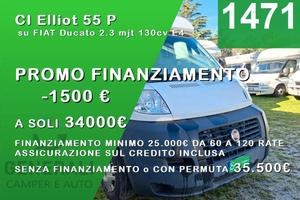 CAMPER CI DUCATO SEMINTEGRALE SEMIDINETTE LETTO FR