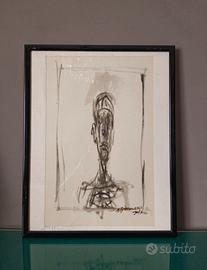Litografia Alberto Giacometti 1963
