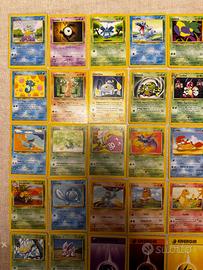 Carte Pokemon prime generazioni (set base, fossil)