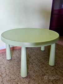 Tavolo verde bambini ikea